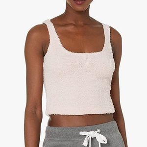 Calvin Klein Crop Top Fuzzy Pink (S)